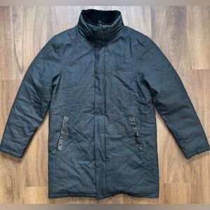 $1,150 Mackage Charcoal Gray Down Parka Coat Sz 42